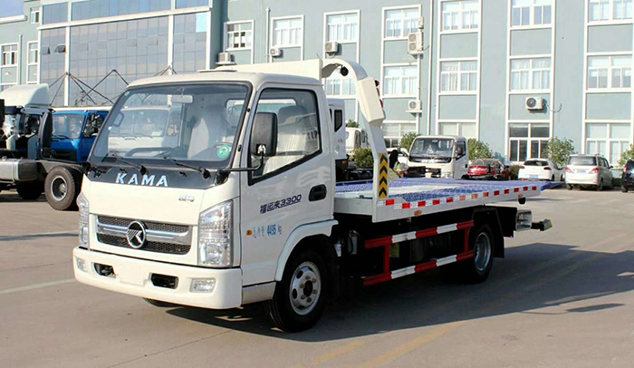 凱馬藍(lán)牌一拖二清障車